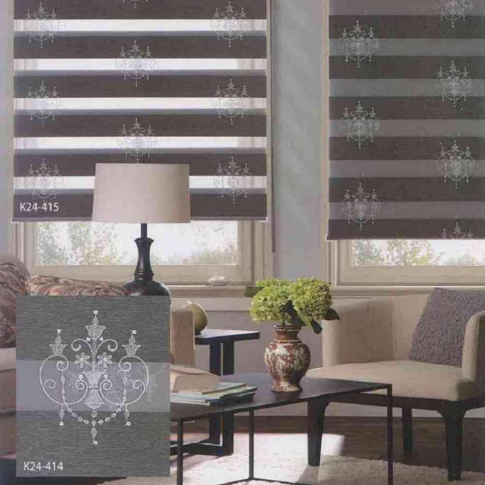 斑馬簾條紋寬度比較展示